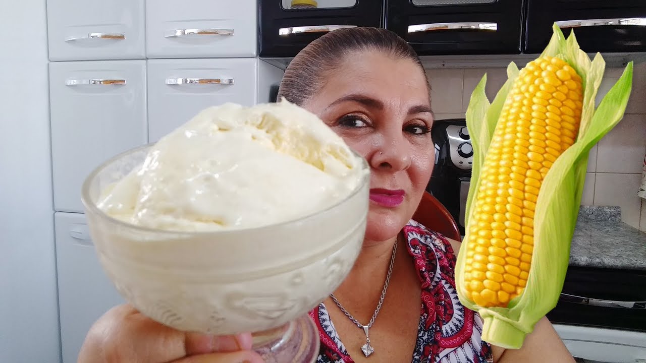 SORVETE DE MILHO VERDE CREMOSO IGUAL QUE VOCE COMPRA NA SORVETERIA