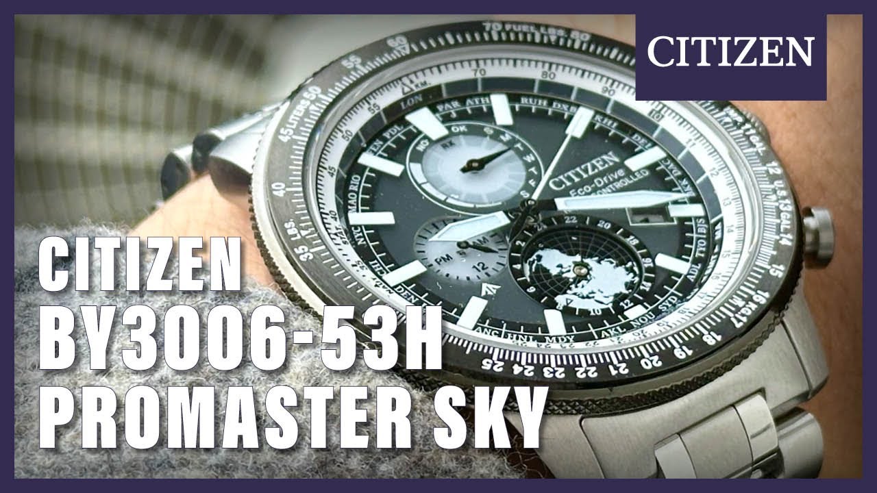 Unboxing The New Citizen Promaster Sky BY3006-53H