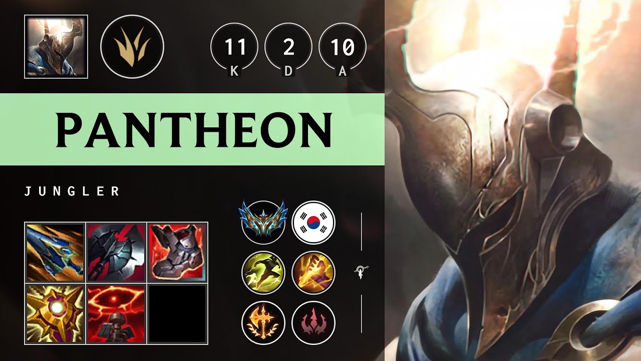 Pantheon Jungle vs Viego - KR Challenger Patch 25.06