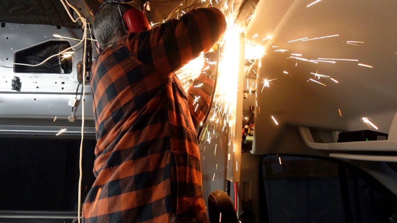 VAN BUILD | Relocating Wiring Harness | 2022 Ford Transit Van