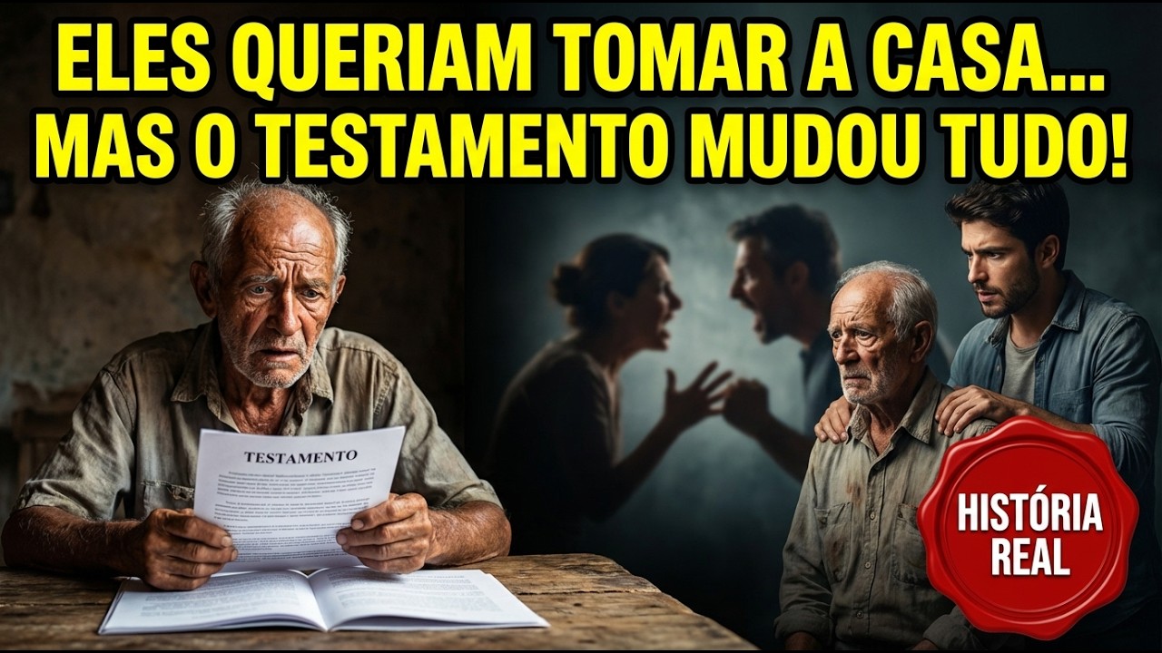 OS FILHOS PLANEJARAM TOMAR A CASA DO PAI… mas o testamento em nome do neto destruiu o plano deles!