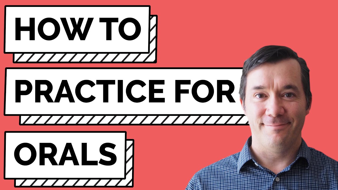 How to Drill for the Orals Exam