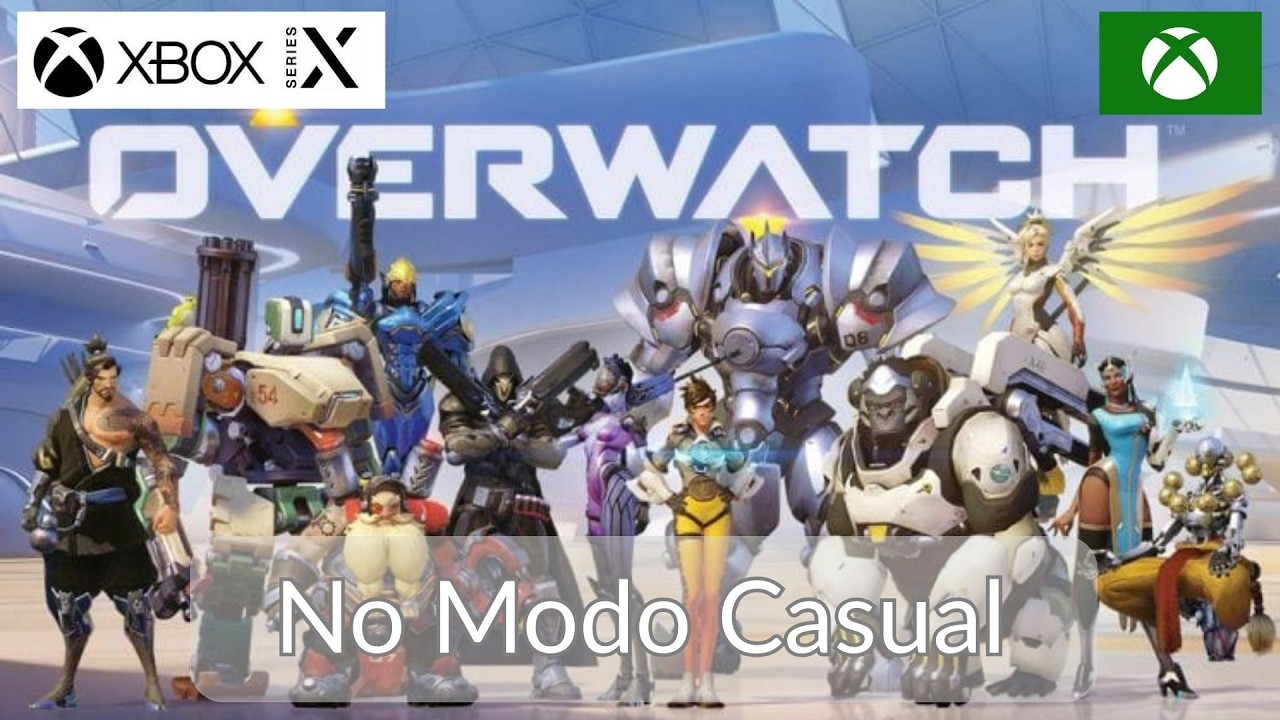 Jogando Overwatch no Xbox Series X
