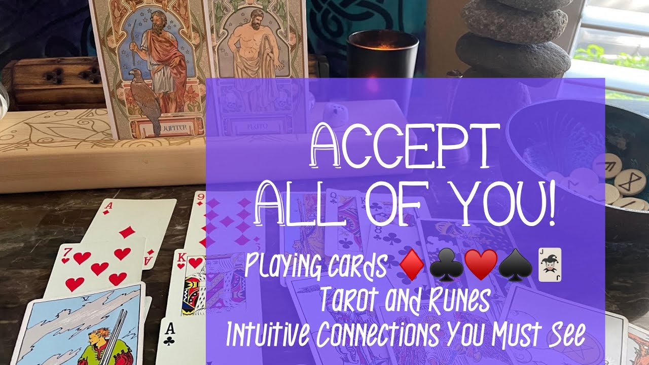 Accept All of You and the Great Karma Coming - Playing Cards plus!@Tru2itt