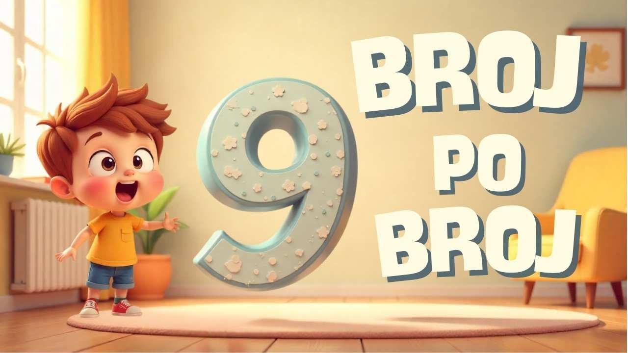 Broj po broj (učimo da brojimo), edukativna pesma | TRALALI