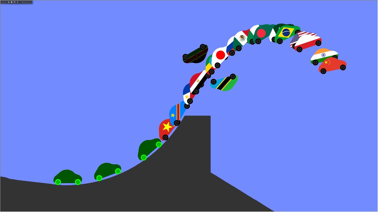 Infection Car Race top 40 population