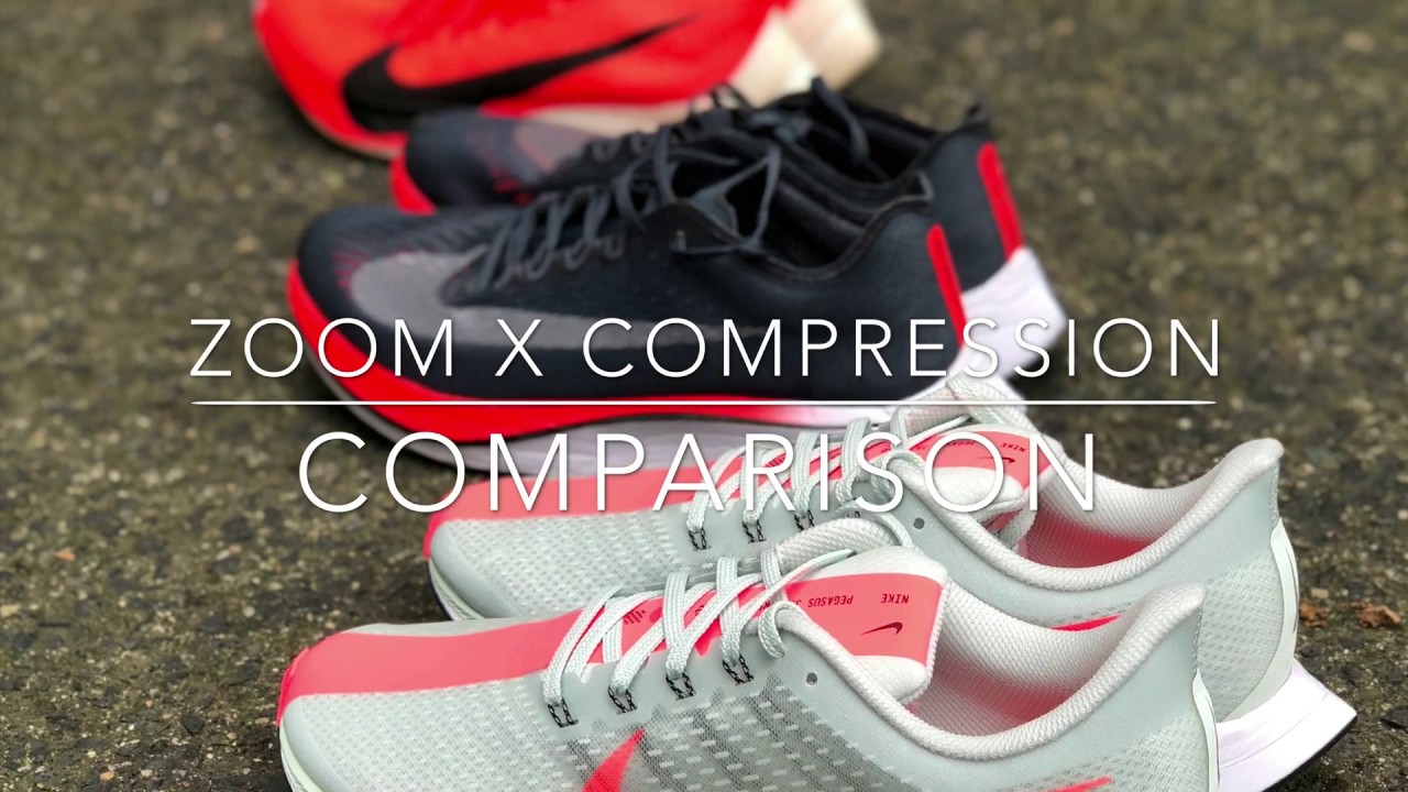 Nike Pegasus 35 Turbo/ Nike Vaporfly Elite/ Nike Vaporfly 4% Compression Comparison Video