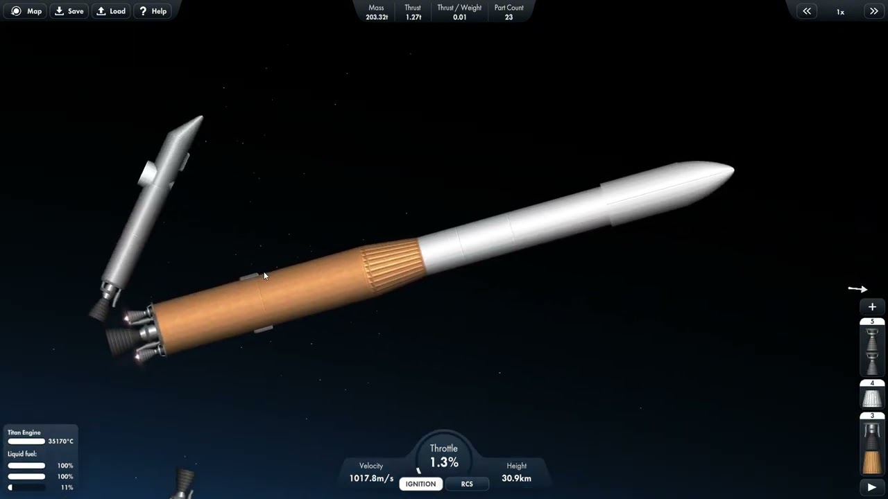 GOING TO THE MOON IN SFS!