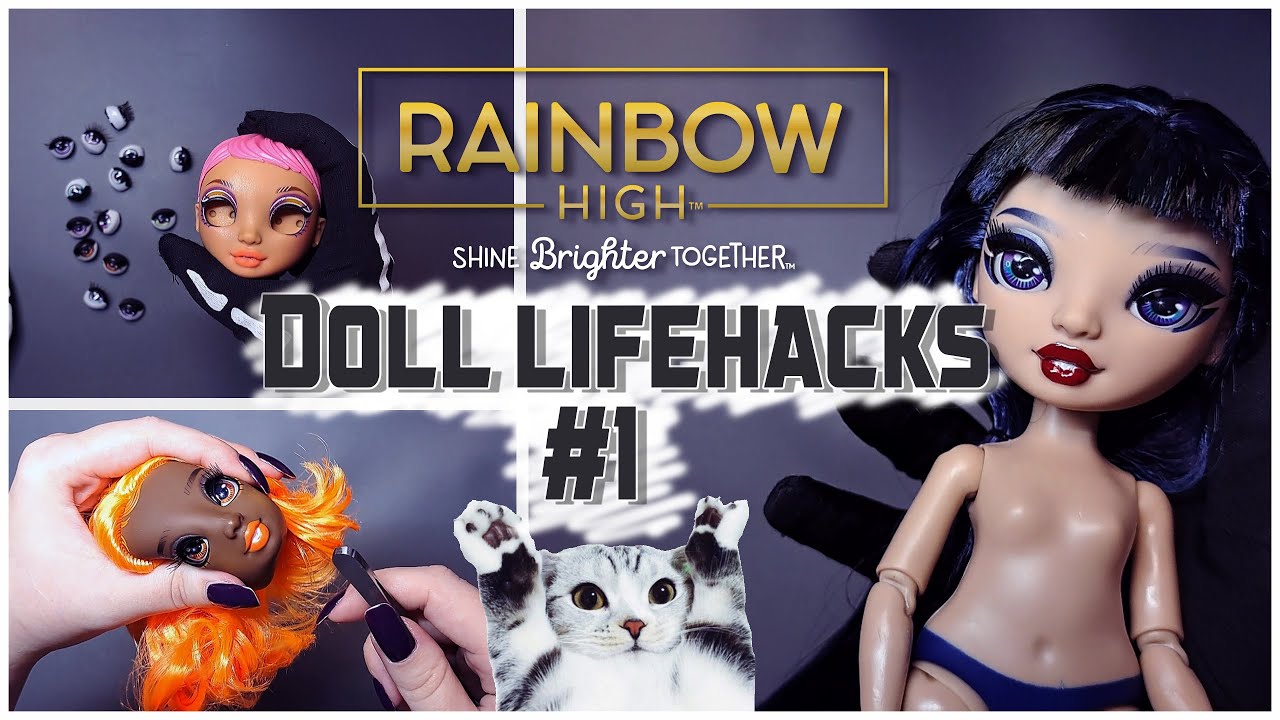 ✨Лайфхаки для кукол Rainbow high ✨