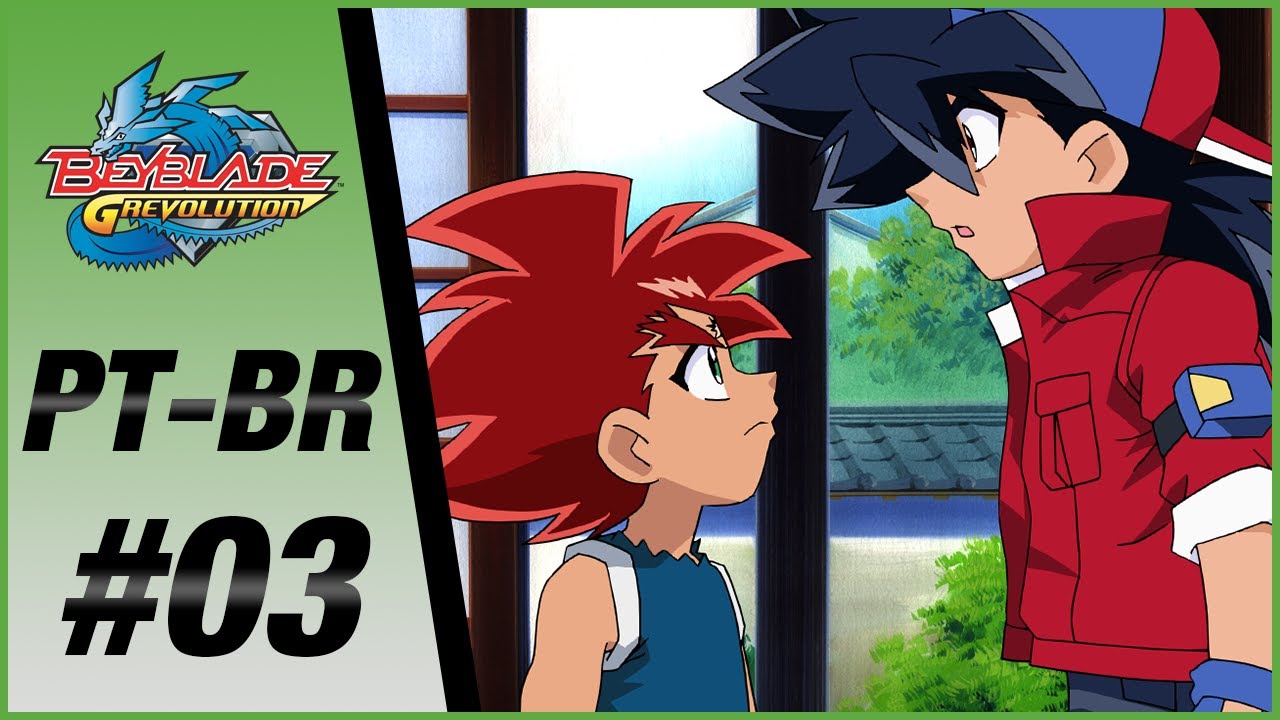 BEYBLADE G REVOLUTION PT-BR EPISÓDIO 3: CONVITE PARA LUTAR