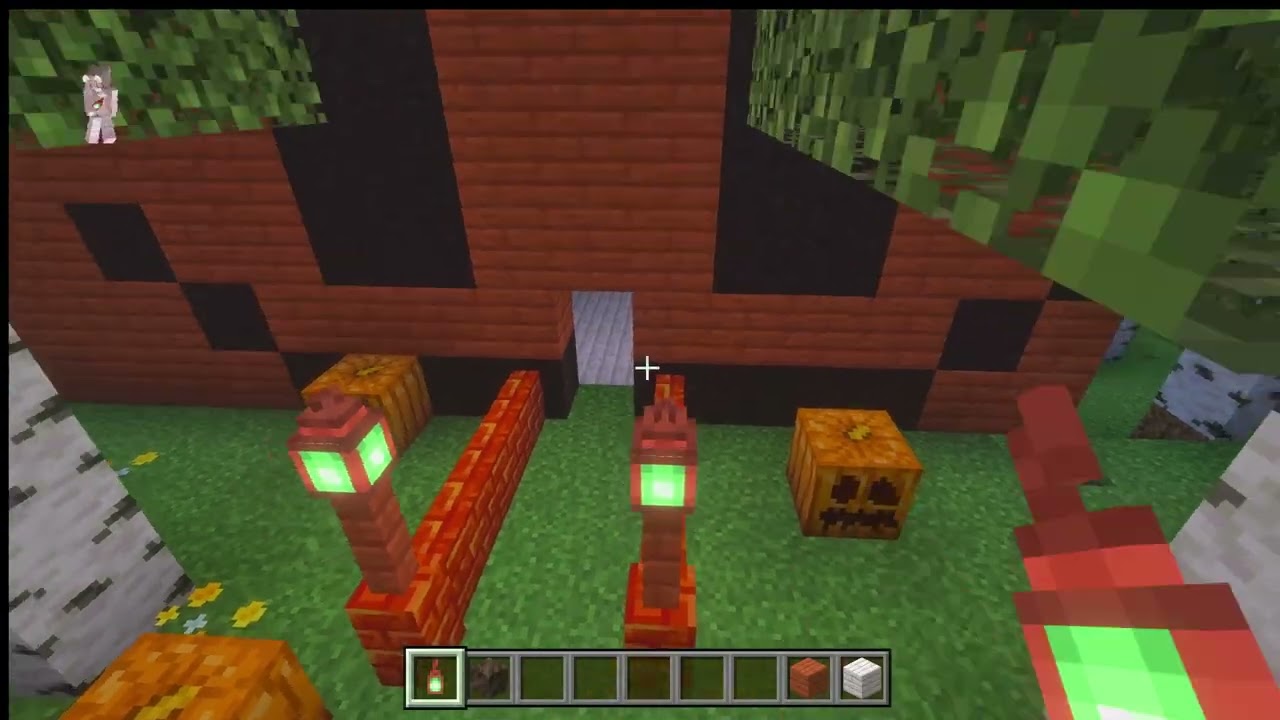Ivy Gaming ~ MINECRAFT ~ Halloween pumpkin build challenge.