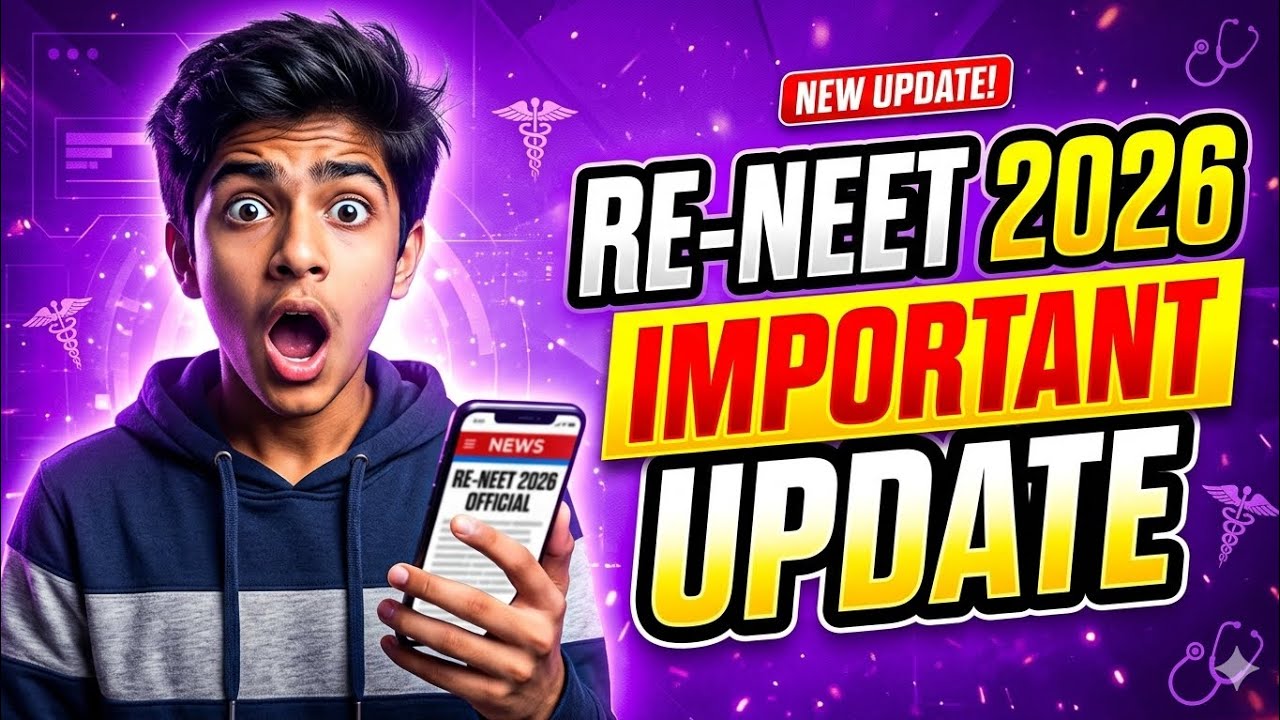 Re-NEET 2026 | Important Update | Exam City  Slip | National Testing Agency 