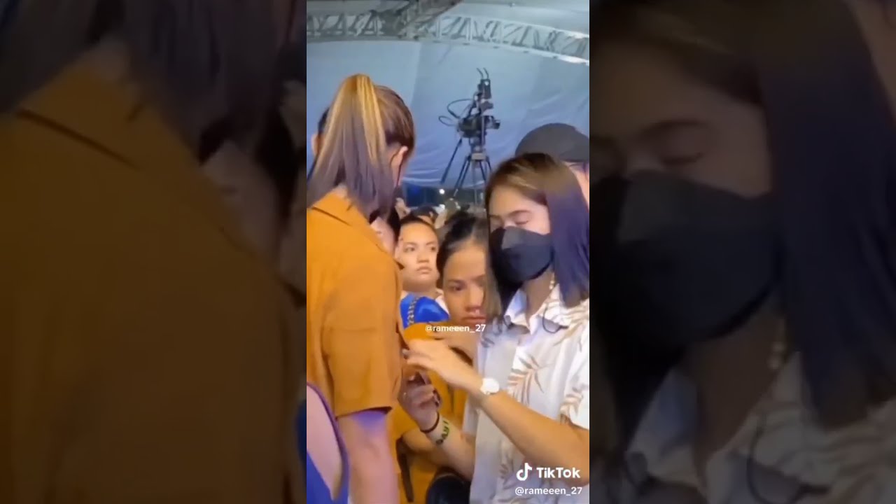 Deanna wong &ivy lacsina sweet moment nila sa AURORA Festival ivy tudo halik deanna wong😍@jhosa vlog
