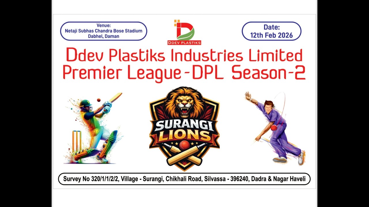 Ddev Plastiks Industries Limited Premier League-DPL Season-2