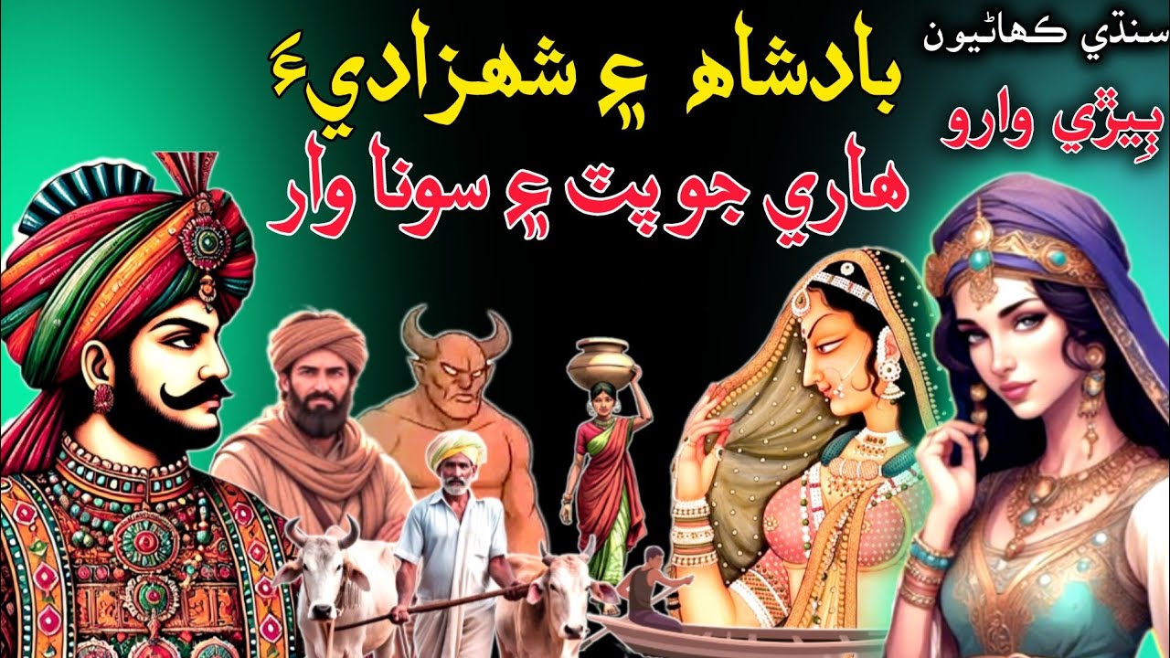Badshah Aen Shehzadi Aen Gareeb Hari Jo Putt Aen Sona War new kahani |Sindhi Kahani
