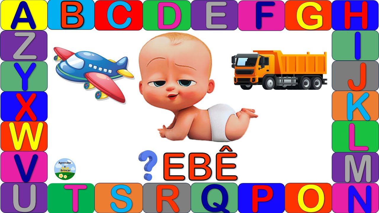 Alfabeto - Aprenda as letras do Alfabeto - Alfabeto infantil - ABC