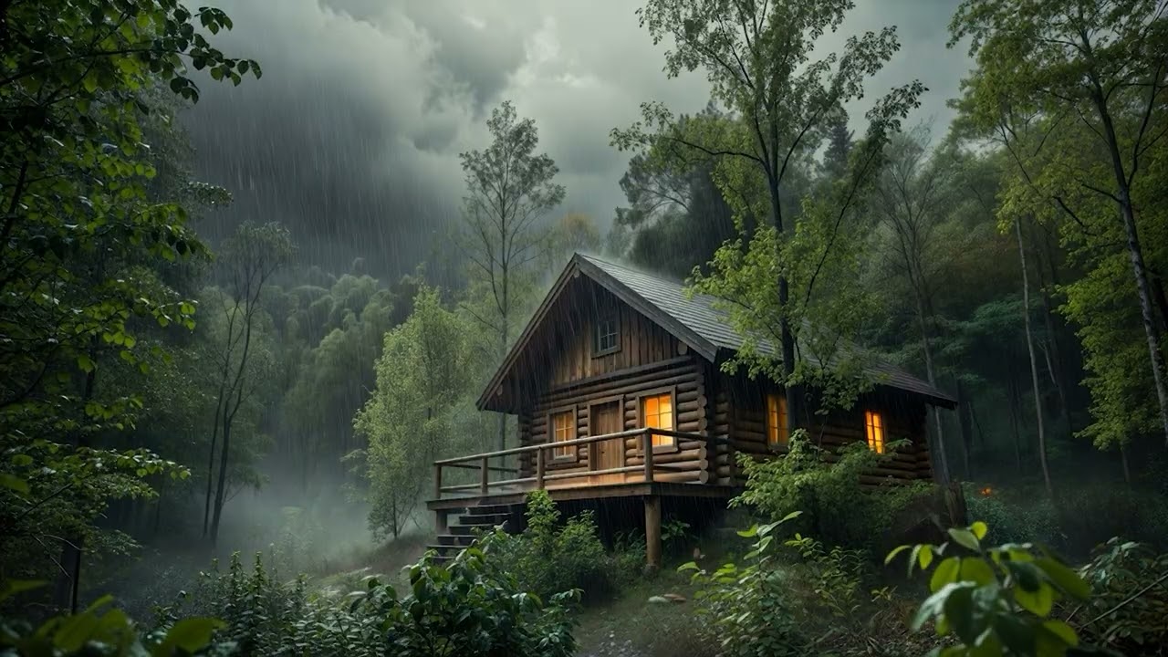 Gentle Rain Spring Forest Soothing Rain Sounds | Sleep Deeply & Calm Your Mind