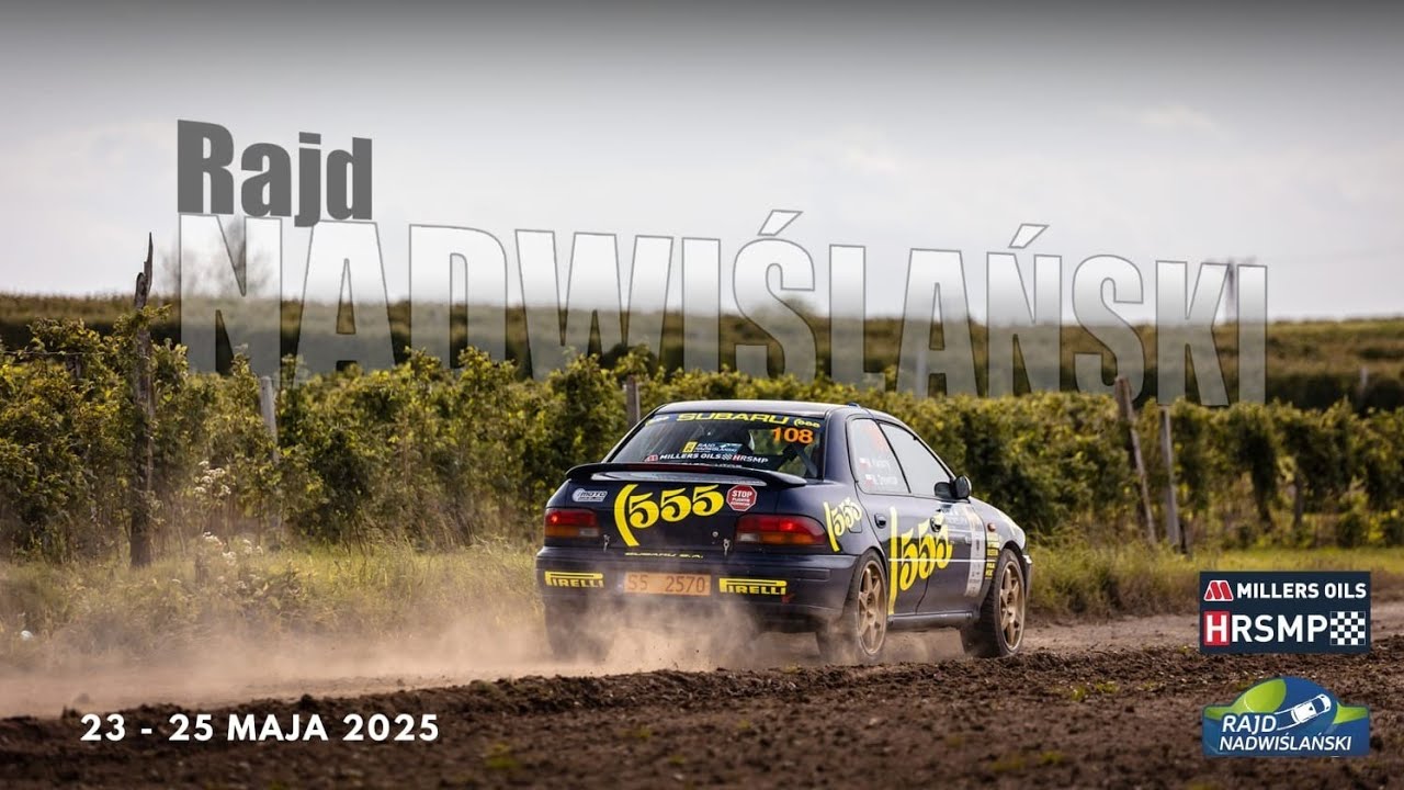 Rajd Nadwiślański 2025 Marcin Kwaśny Subaru Impreza GC8 