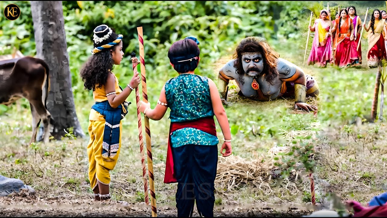 जंगल में ब्रह्मसुर का आतंक! बालकृष्ण और बलराम आमने-सामने || YMKN || यशोमती मैय्या के नंदलाला