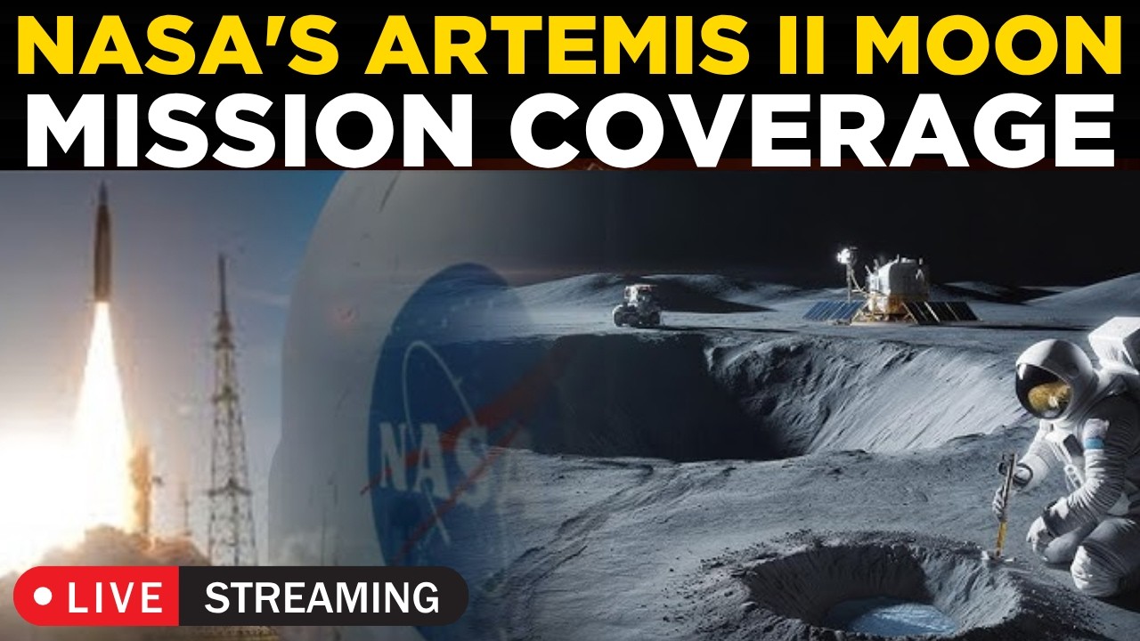 WATCH LIVE: NASA's Artemis II Live Views from Orion | Artemis II Astronauts Moon Mission LIVE