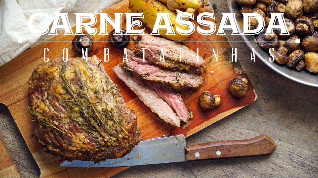 CARNE ASSADA com COGUMELOS e BATATAS  | Receita #187 Torrada Torrada