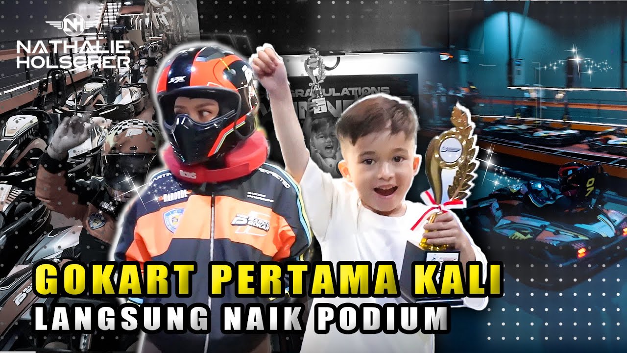 GOKIL PERTAMA KALI MAIN GOKART ADZAM LANGSUNG JUARA !!!
