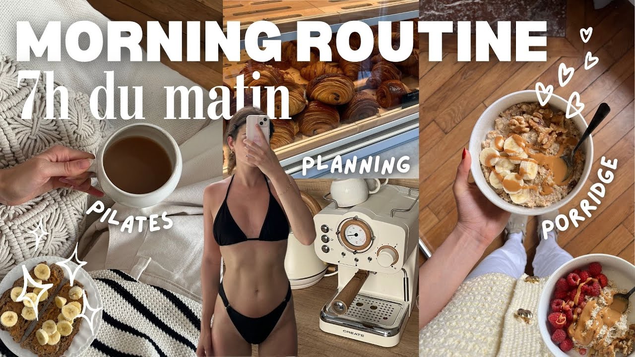 MORNING ROUTINE D'ÉTÉ 2025 (7h du matin) à paris ✨ | pilates, productivité, motivation & réaliste ☕️