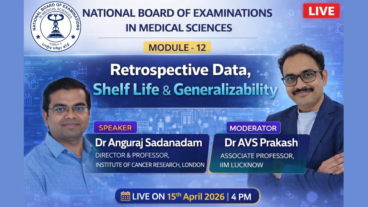 Module 12 - Retrospective Data, Shelf Life & Generalizability