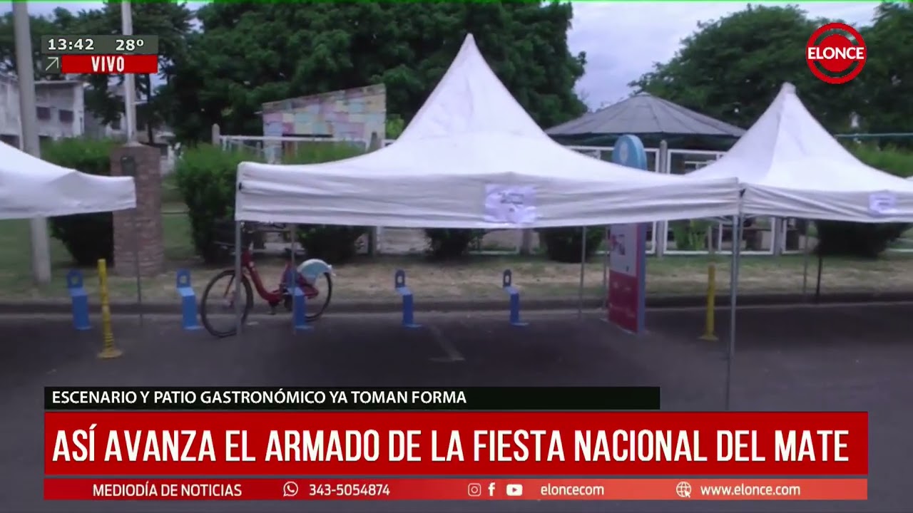Avanza el armado de la Fiesta Nacional del Mate - Elonce