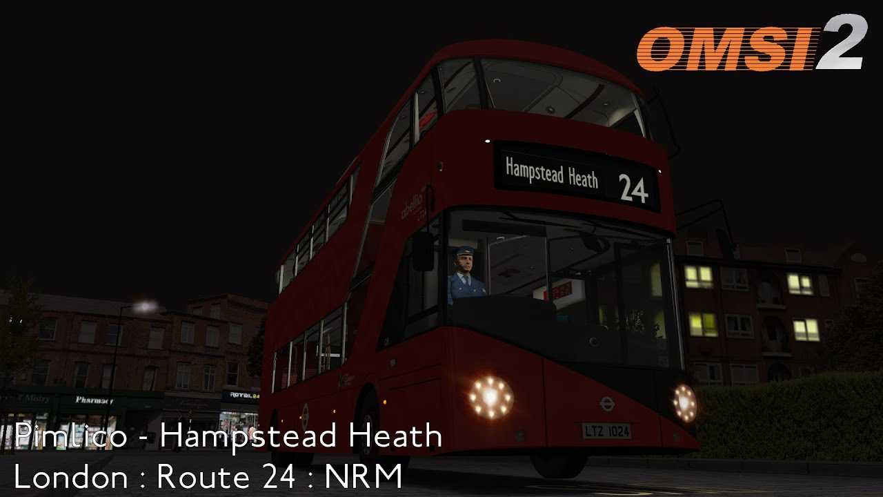 OMSI 2 | London | Route 24 | Pimlico - Hampstead Heath | NRM 'Boris Bus'