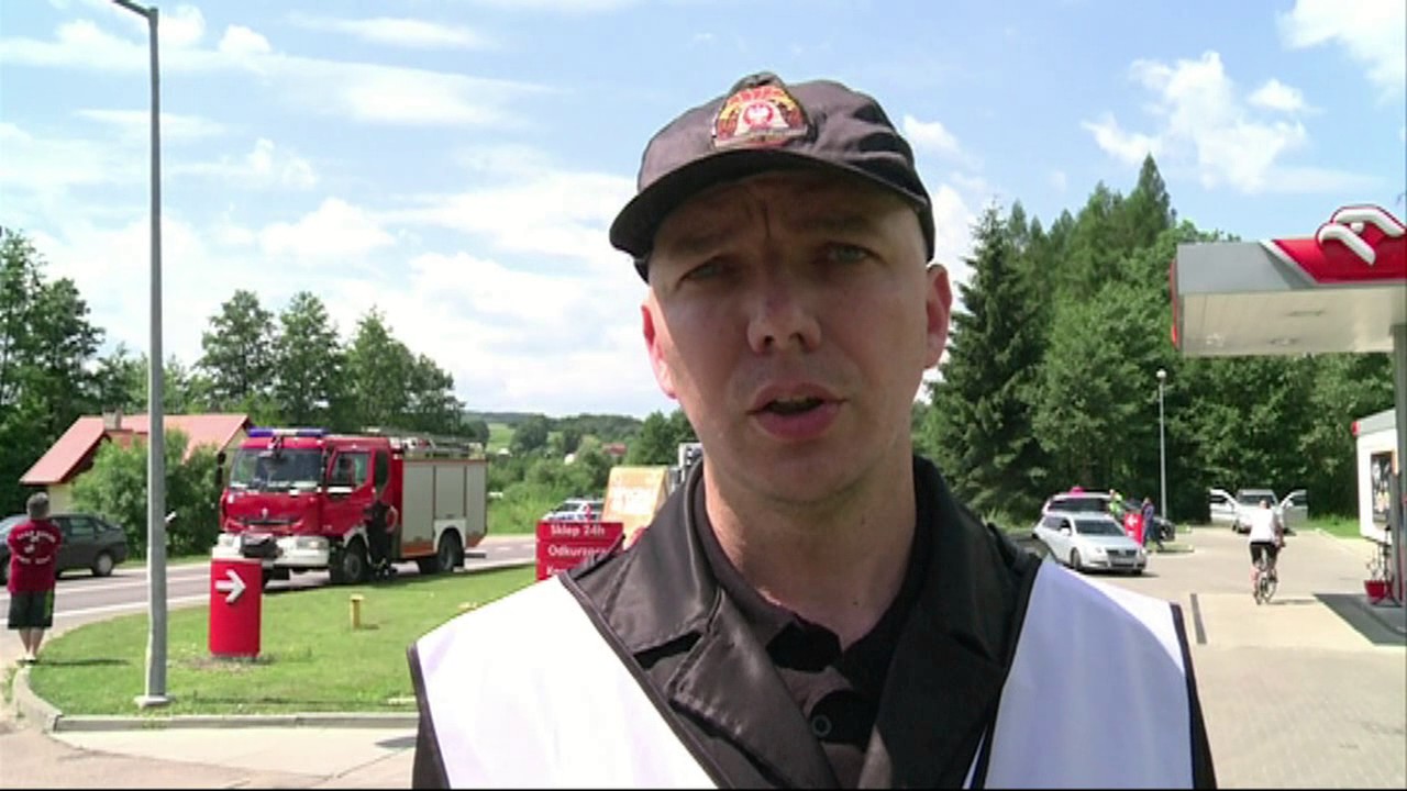 5.07.2017 Wypadek na ul. Rzeszowskiej w Brzozowie  RY-SA TV