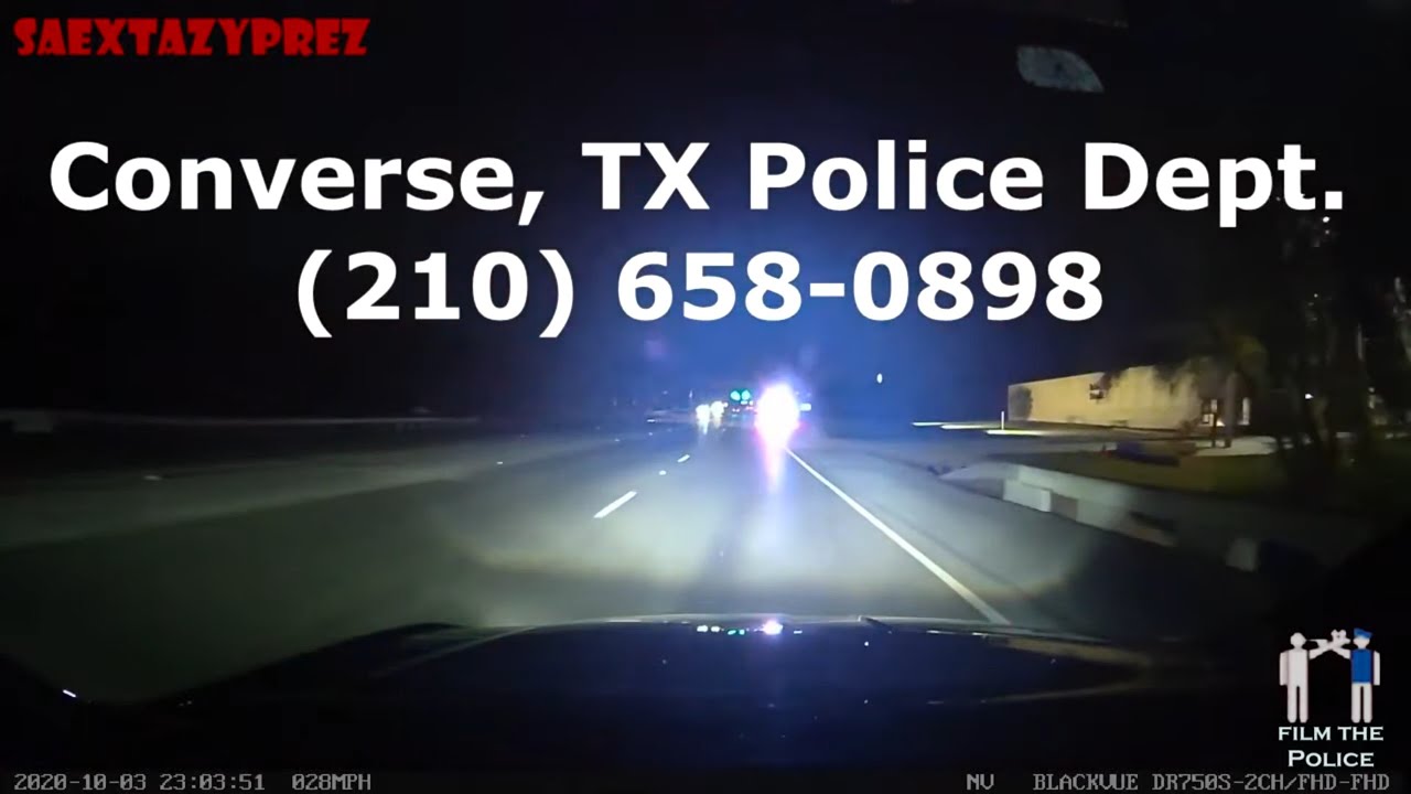 BODY CAM CONVERSE, TX. Retaliatory Traffic Stop  210-658-0898