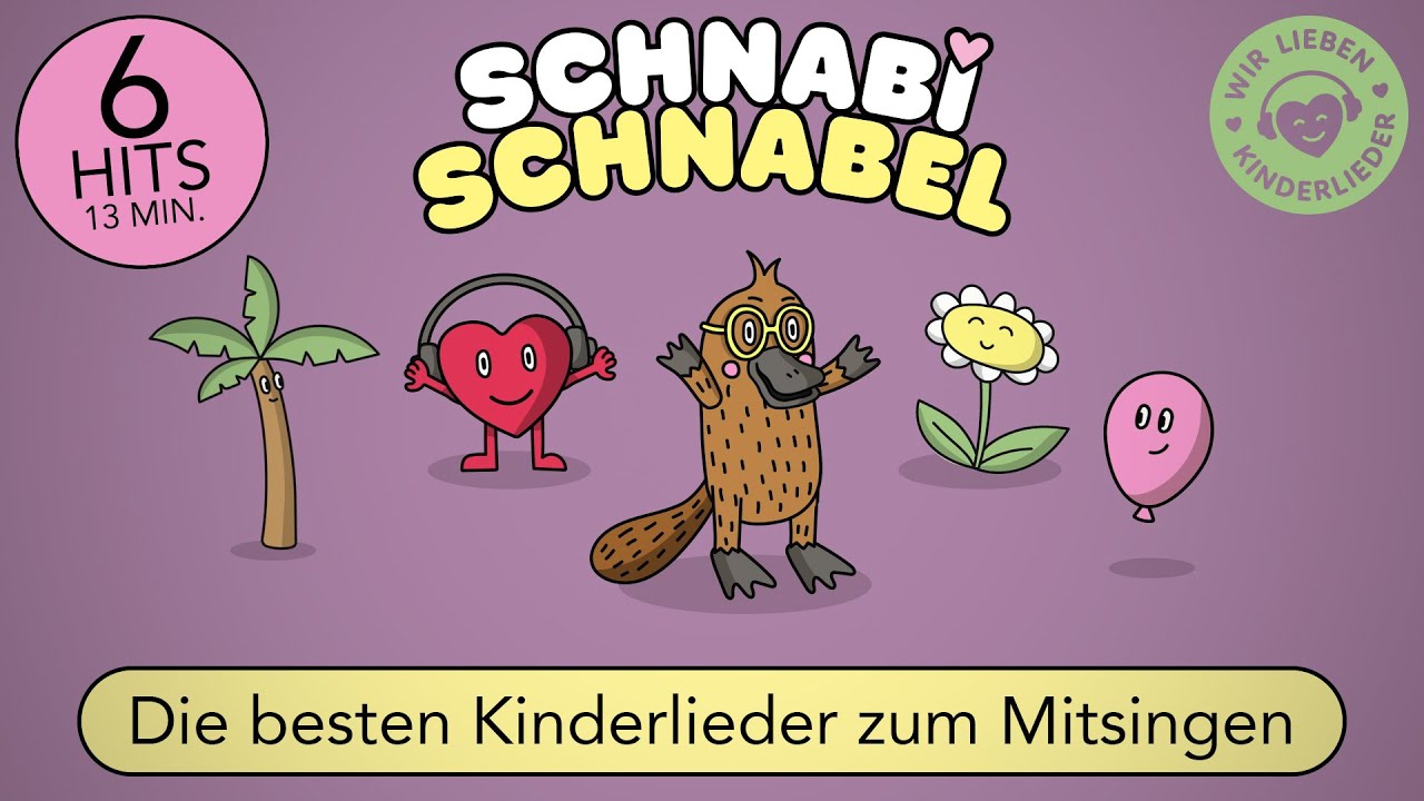 Die besten Kinderlieder von Schnabi Schnabel · 6 Hits am Stück · zum Tanzen & Mitsingen für Kids