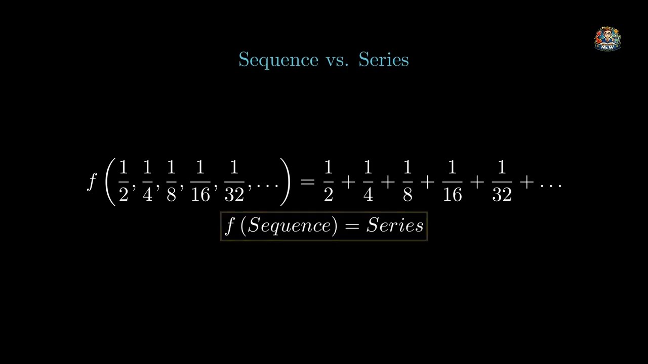 What is the difference between Sequence and Series?