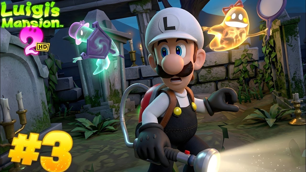 Luigi’s Mansion 2 👻 – Haunted Towers Walkthrough #3 | Graveyard Shift 🪦🌙