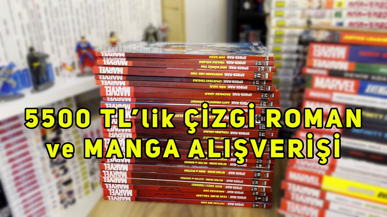 NADİR SPİDER-MAN ÇİZGİ ROMANLARINI TOPLAMAYA ÇALIŞIYORUM ! Kitap Alışverişi #16
