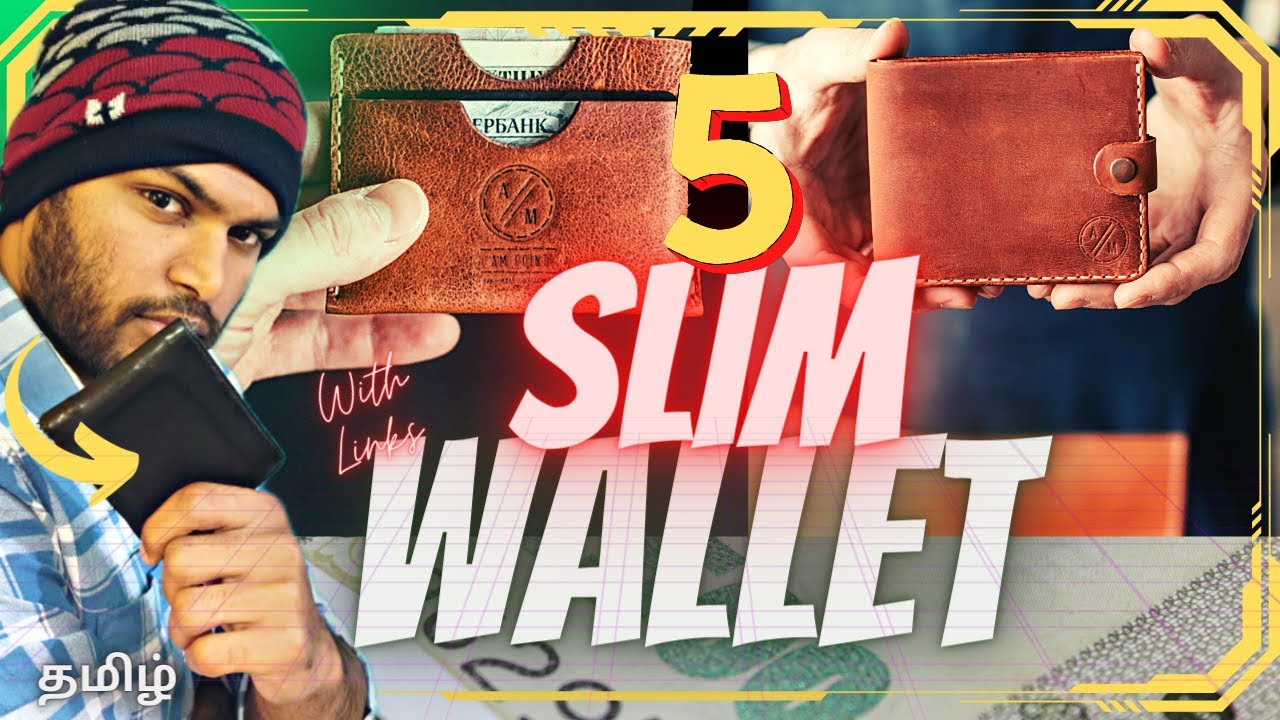 5 Best Slim Wallet 💵💰 | Men's Wallet | Amazon Product | With Links | தமிழ்