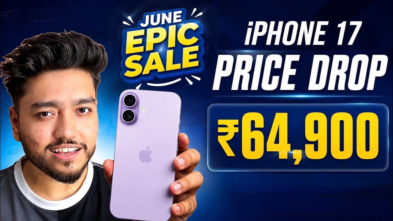 iPhone 17 ₹64,999🔥 Flipkart June Epic sale🔥 All Phones Big price drop🔥