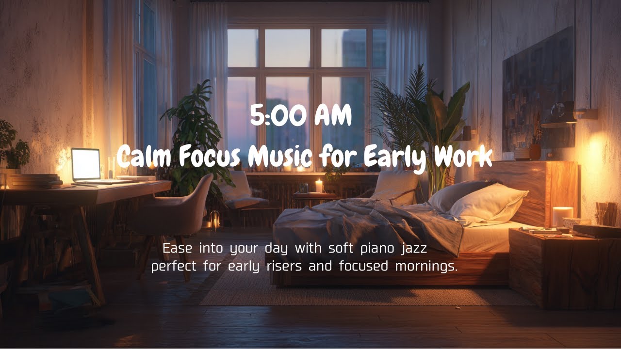 5:00 AM | Calm Focus Music for Early Work