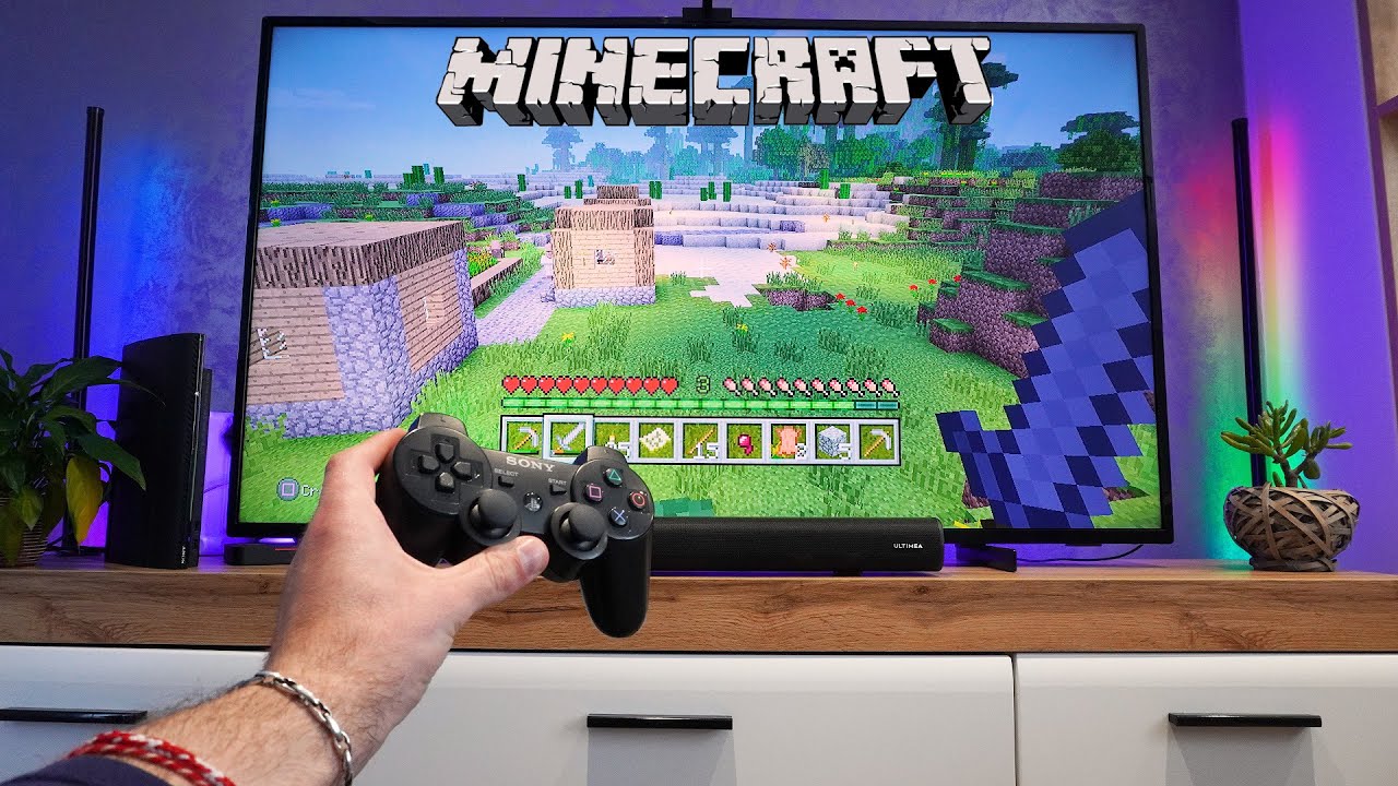 Is The Playstation Edition Of MINECRAFT Any Good? | PS3 Super SLIM POV Gameplay Test |