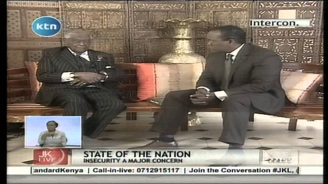 Jeff Koinange Live with Charles Njonjo on The State of The Nation, Part 1