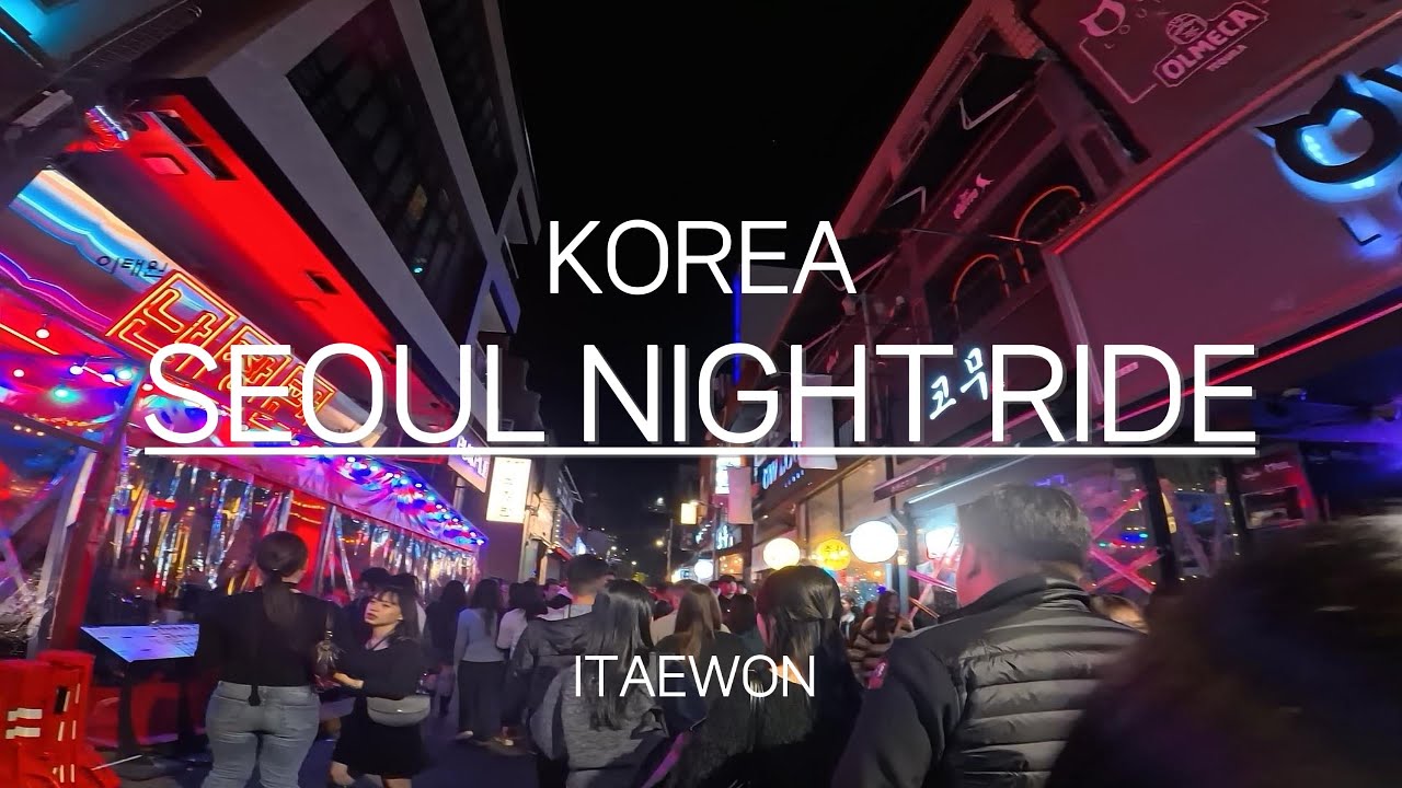 SEOUL NIGHT RIDE 이태원 건대 KAWASAKI  ZX-10R BEET JAPAN SLIPON EXHAUST [4K] #잠수교  #건대 #ITAEWON