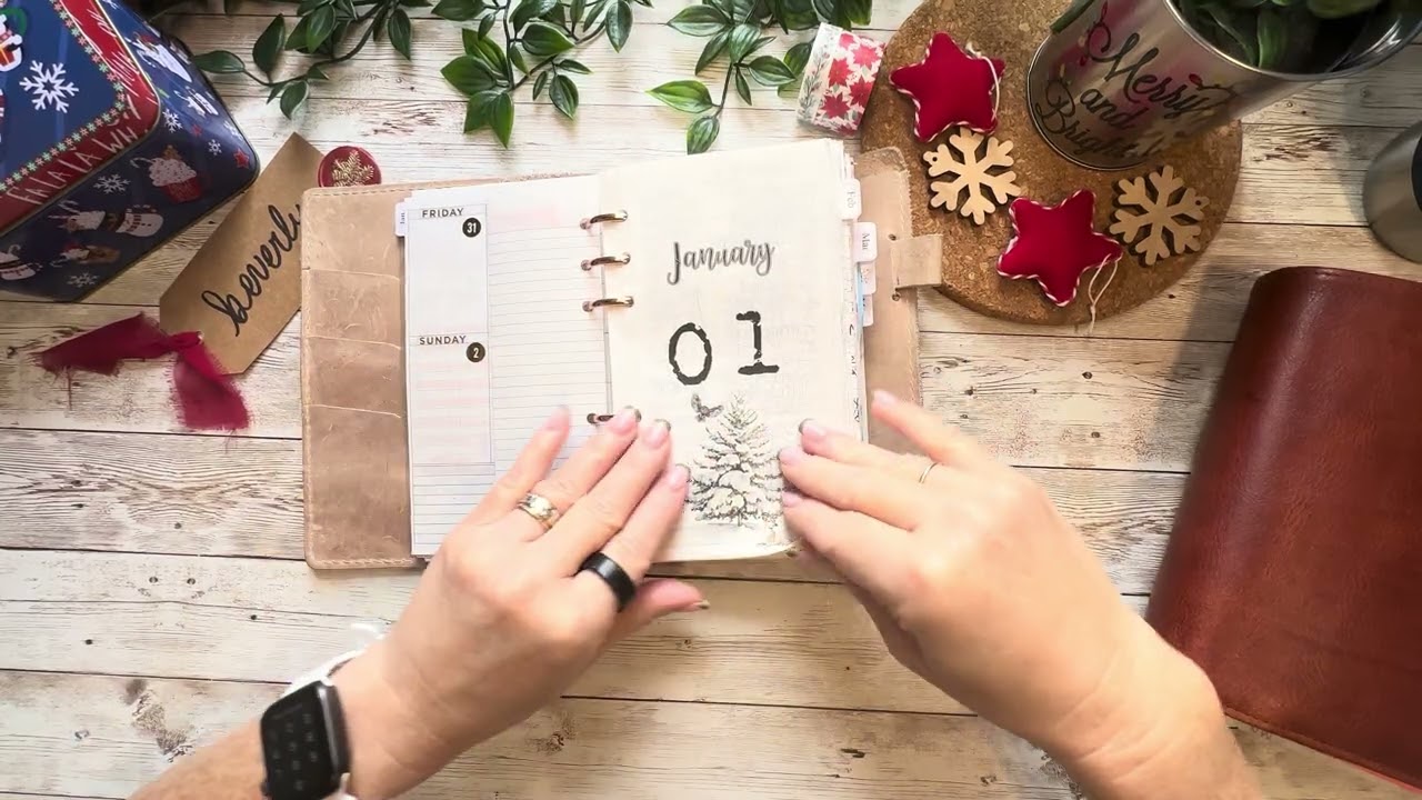 День Planmas 1 - перелистывание с января по июнь #plannercommunity #personalrings #plannerflipthr...