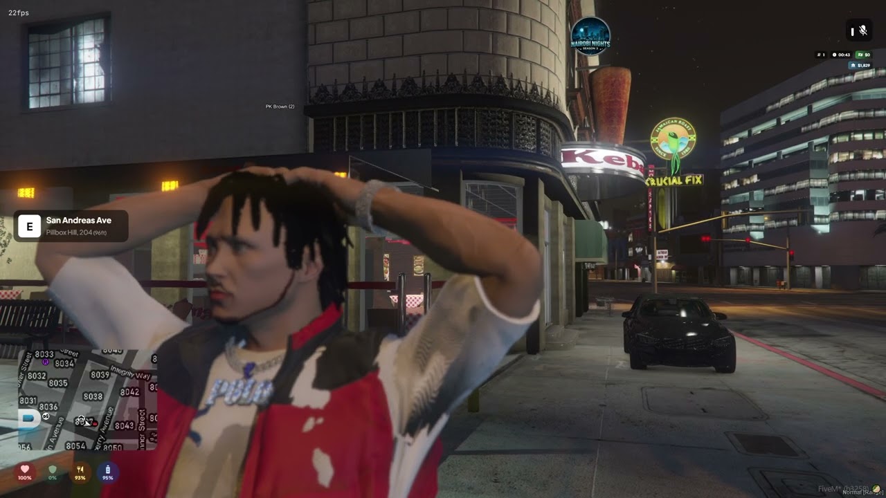 Nairobi Nights RP 🇰🇪 | Эпизод 16 – Тихий вечер, внезапная опасность | Нападение на кебабную