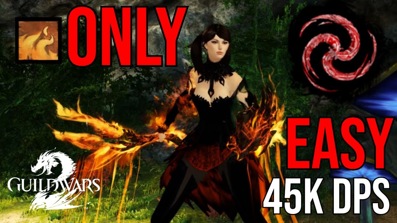 The MIGHTY Fire Wizard is HERE! - Easy Fire ONLY Tempest 45k DPS GW2 PvE Build Guide