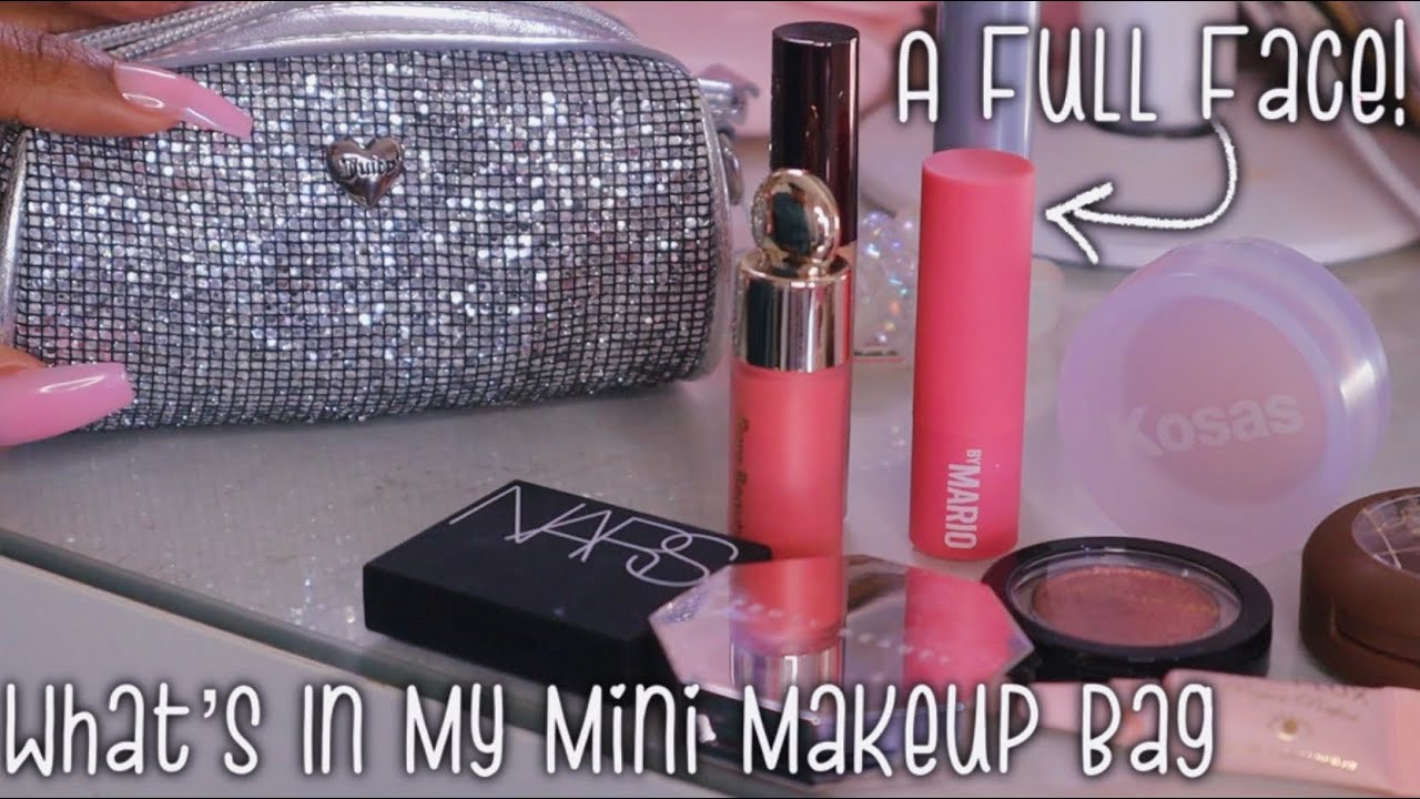 🩷 What’s In My Mini Makeup Bag - Tiny Makeup! (Inspired By @CandiceVictoriaMakeup )