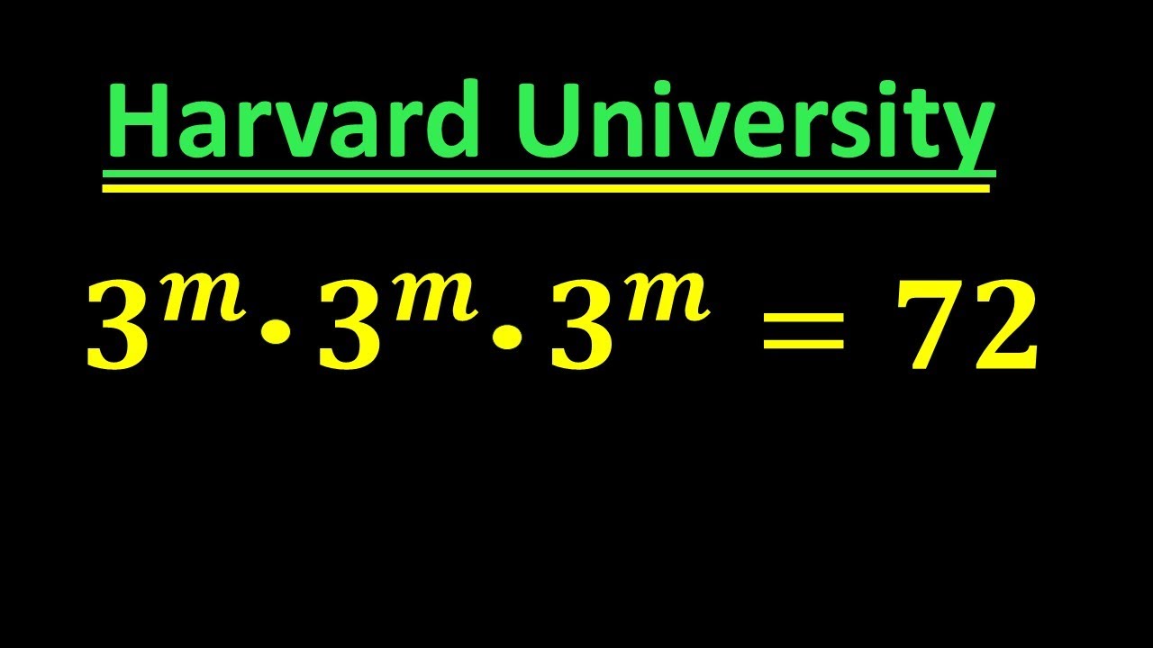 Harvard University Admission Interview Tricks | 99% Failed Admission Exam | Algebra Aptitude Test