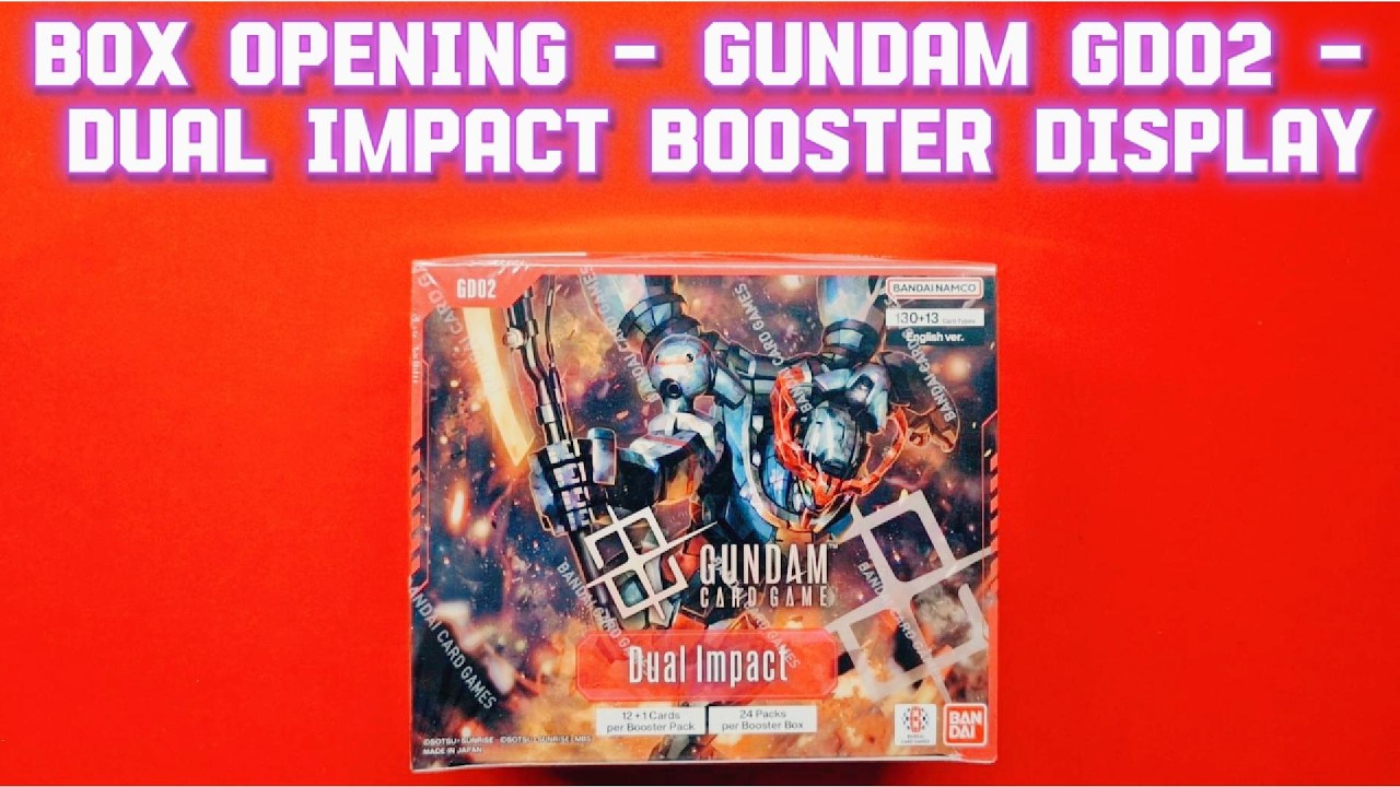 Box opening: Gundam GD02 - Dual Impact booster display