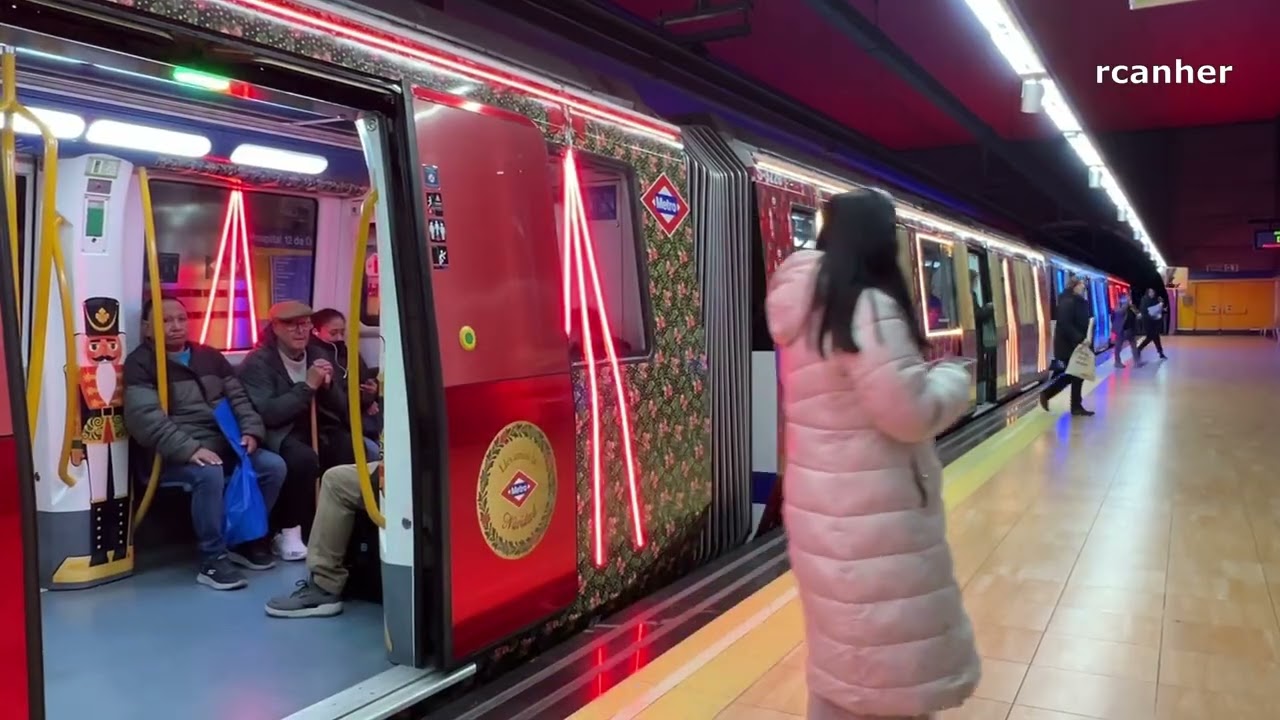 Tren de la Navidad 2025. L&iacute;nea 3 de Metro de Madrid