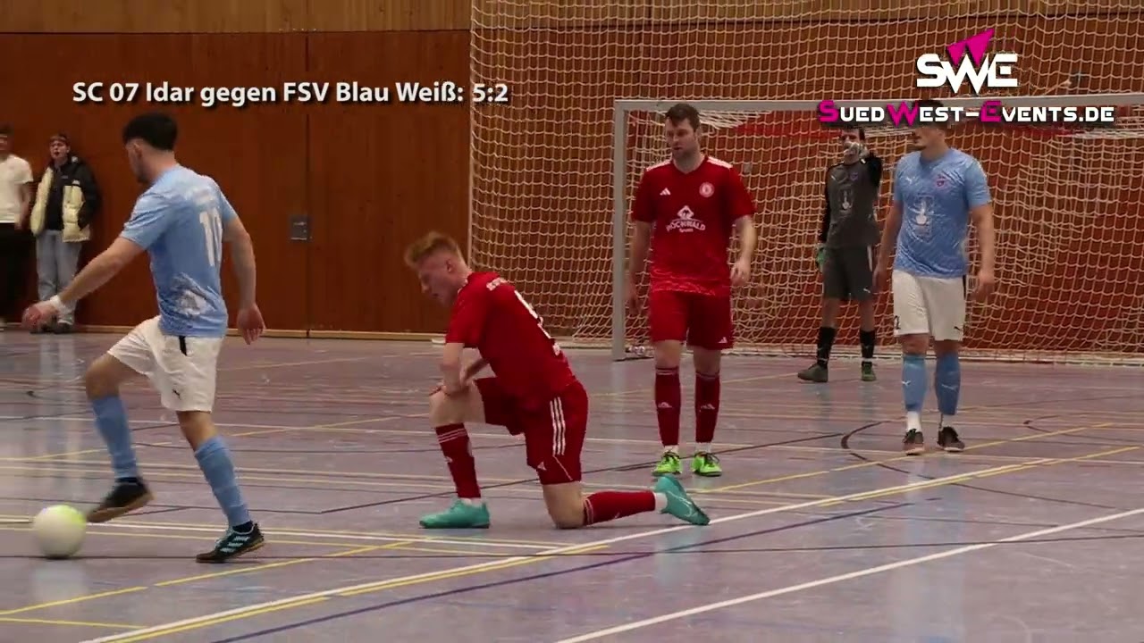 Hallenfußballstadtmeisterschaft 2025: Finale SC 07 Idar-Oberstein gegen FSV Blau-Weiß Idar-Oberstein